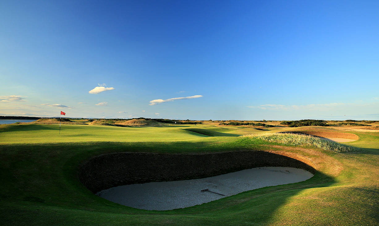 The 'Hill' bunker has to be avoided on the 11th